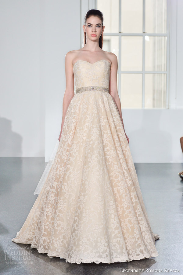 legends by romona keveza fall 2014 bridal color wedding dress gpm 5841