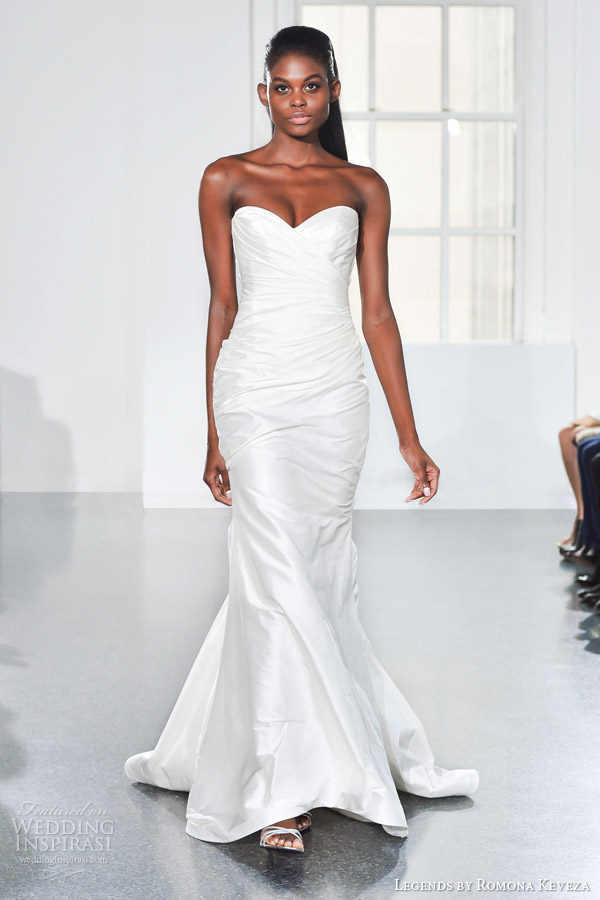 legends by romona keveza fall 2014 bridal strapless wedding dress gpm 5857