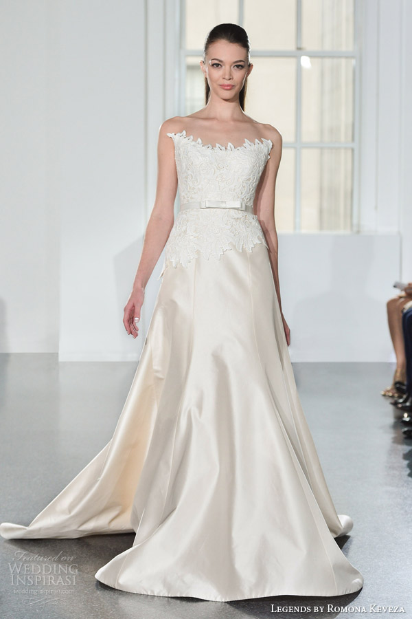 legends romona keveza bridal fall 2014 strapless wedding dress gpm 5999