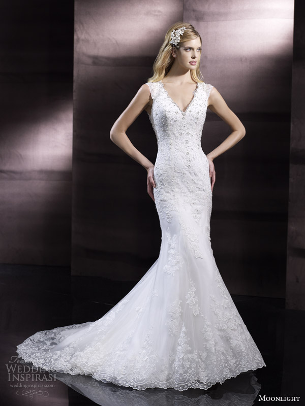 moonlight bridal couture spring 2014 wedding dress style h1245