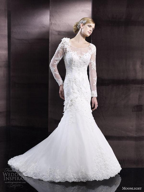 moonlight couture h1242 sping 2014 wedding dresses