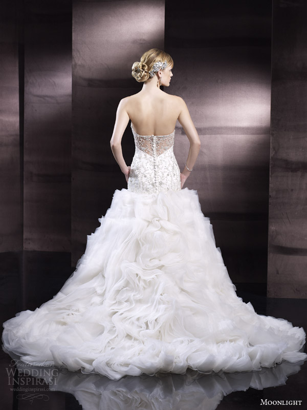 moonlight couture wedding dress spring 2014 style h1250 back