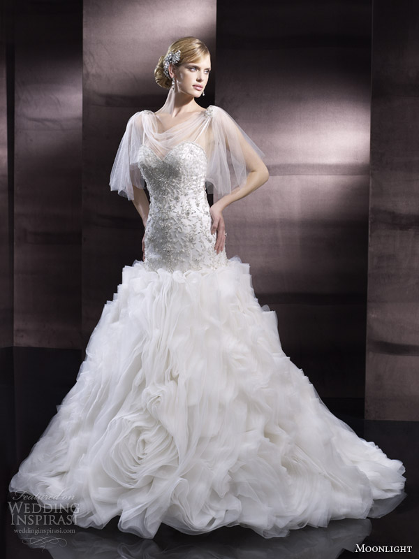moonlight couture wedding dress spring 2014 style h1250