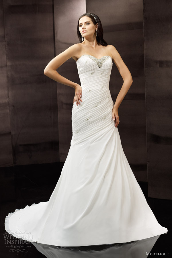 moonlight wedding dressese spring 2014 collection wedding dress style j6293