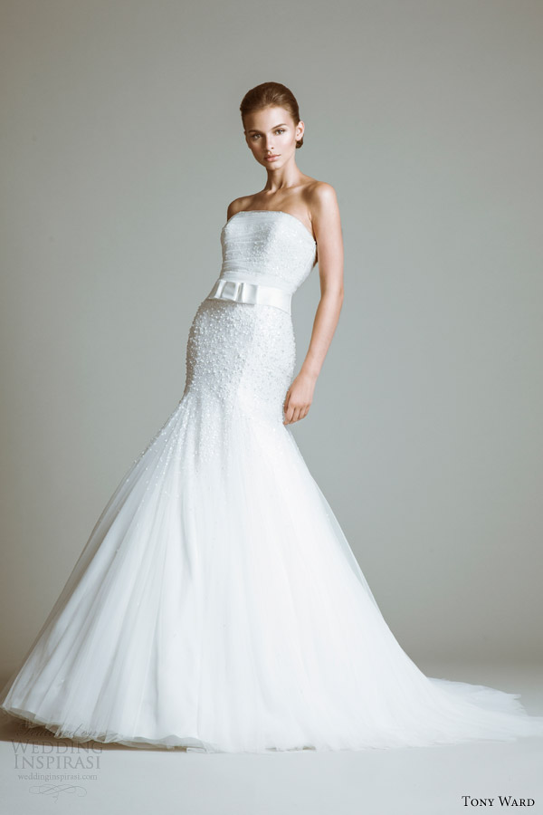 tony ward bridal 2014 gloria strapless wedding dress