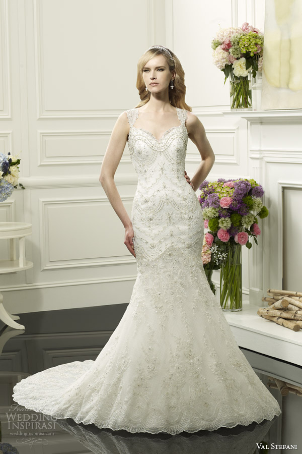 val stefani bridal spring 2014 mermaid wedding dress style d8061