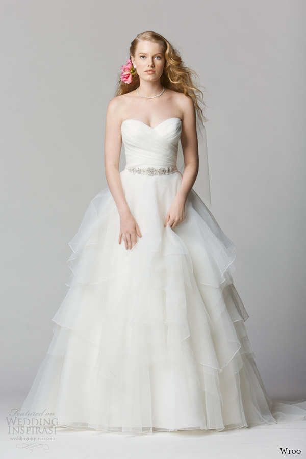 wtoo brides spring 2014 strapless wedding dress style 12011 cecilia
