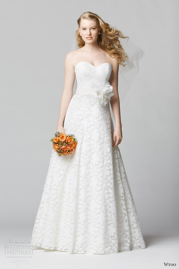 wtoo brides spring 2014 strapless wedding dress style 12109 rosa