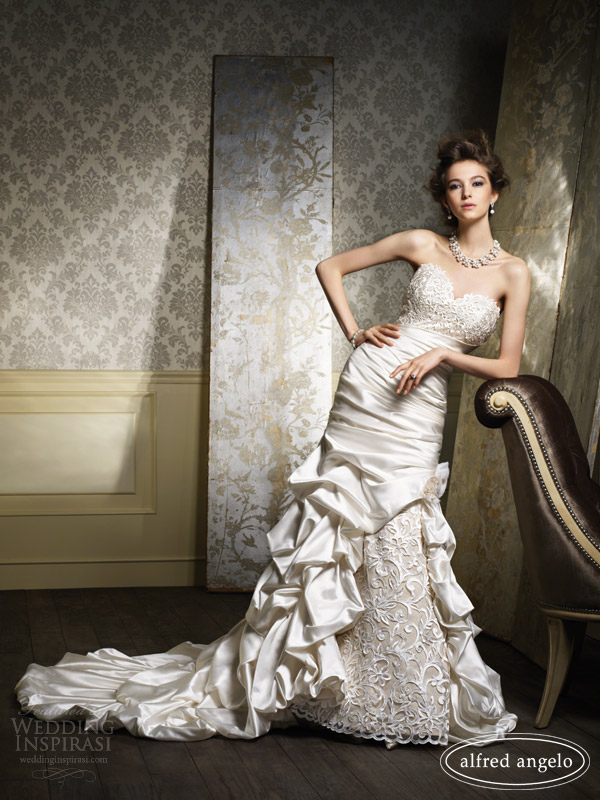 alfred angelo 2014 wedding dresses gold ivory 886