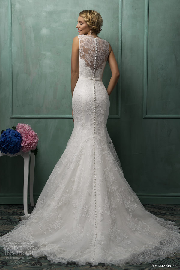 amelia sposa wedding dresses 2014 helena gown illusion back train