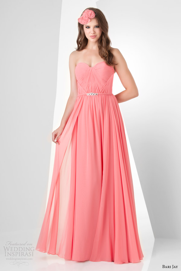 bari jay 2014 bridesmaids dress style 861 color tulip