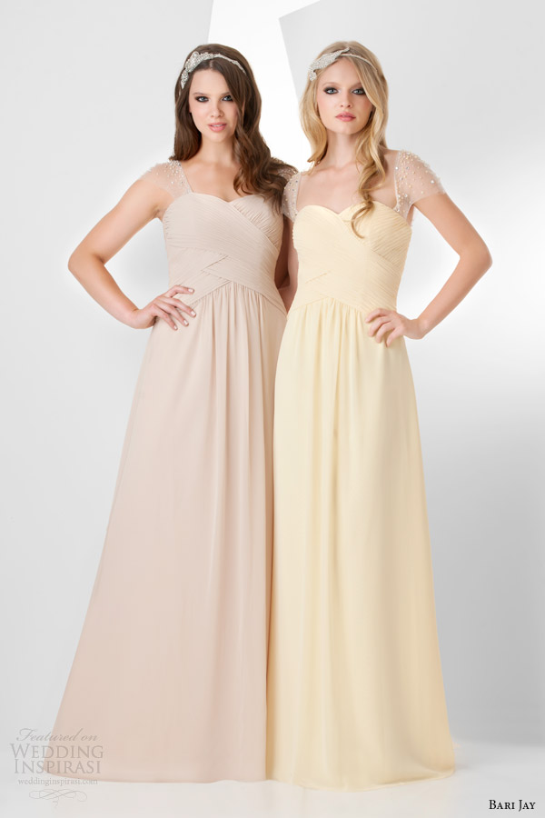 bari jay bridal bridesmaids dress style 877 beige daffodil