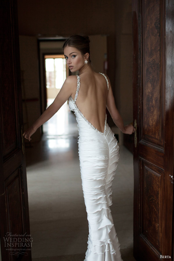 berta 2014 ruffle wedding dress beaded straps