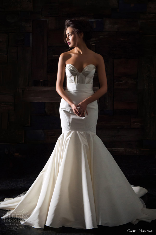 carol hannah bridal 2014 alliette strapless wedding dress