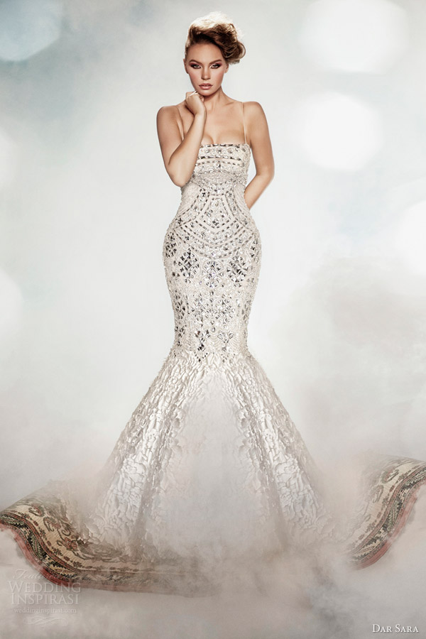 dar sara bridal 2014 crystal sequin wedding dress