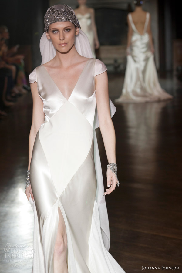 johanna johnson 2014 muse bridal collection 1920s gatsby inspired wedding dress