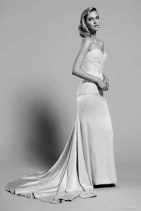 mariana hardwick bridal 2014 olympia strapless wedding dress