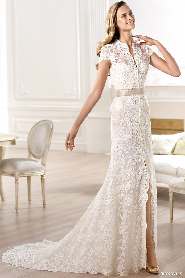 pronovias 2014 atelier collection yanguas lace dress