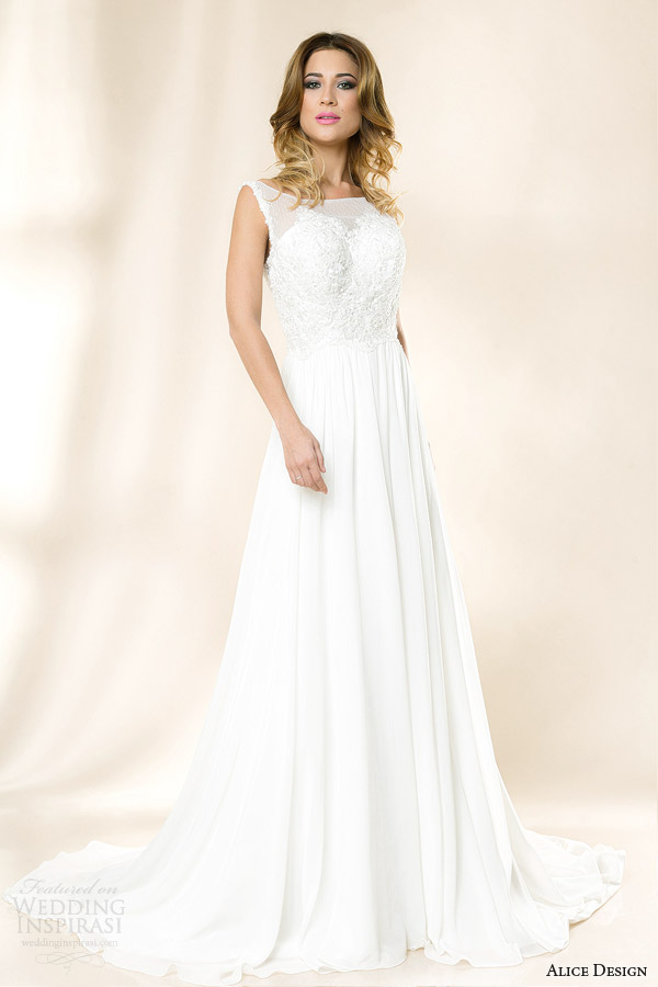 alice design bridal 2014 rosa sleeveless wedding dress