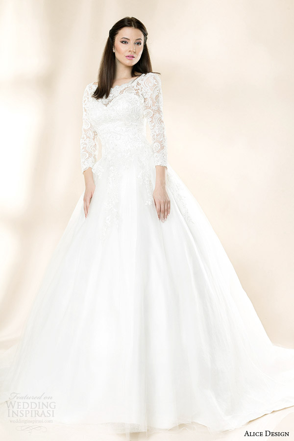 alice design rochii mireasa 2014 adelaide wedding dress sleeves