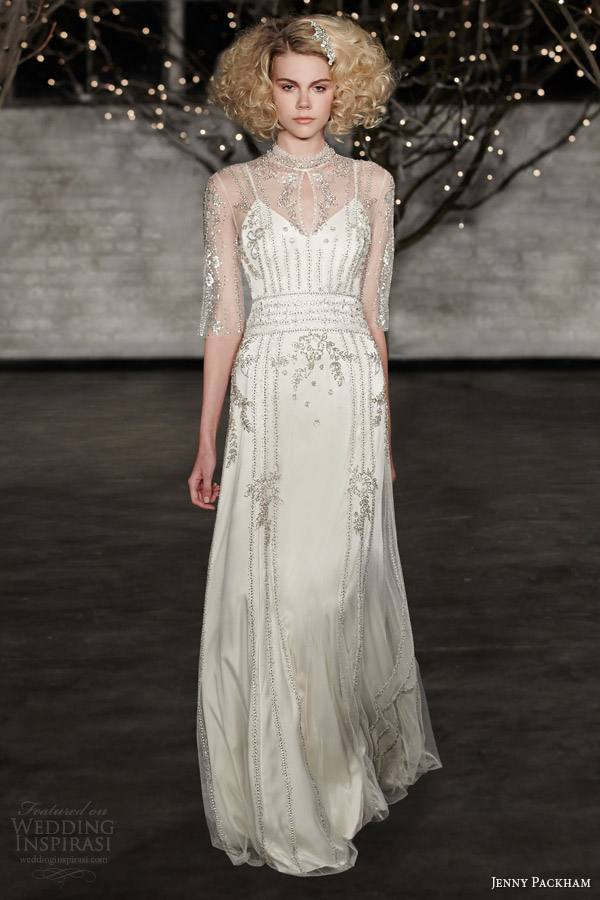 jenny packham bridal 2014 alexia embellished gown