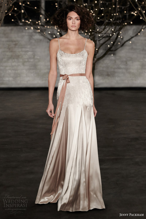 jenny packham wedding dresses spring 2014 bridal taylor color gown spaghetti straps