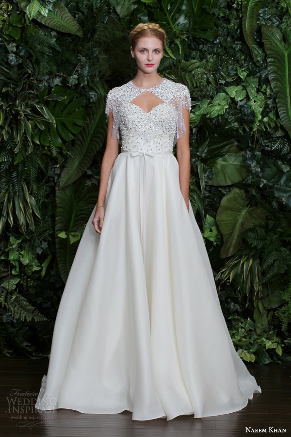 naeem khan bridal fall 2014 venice wedding dress