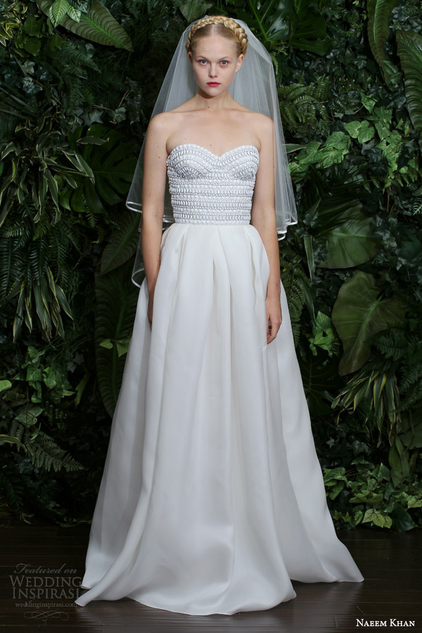 naeem khan bridal fall 2014 vienna wedding dress