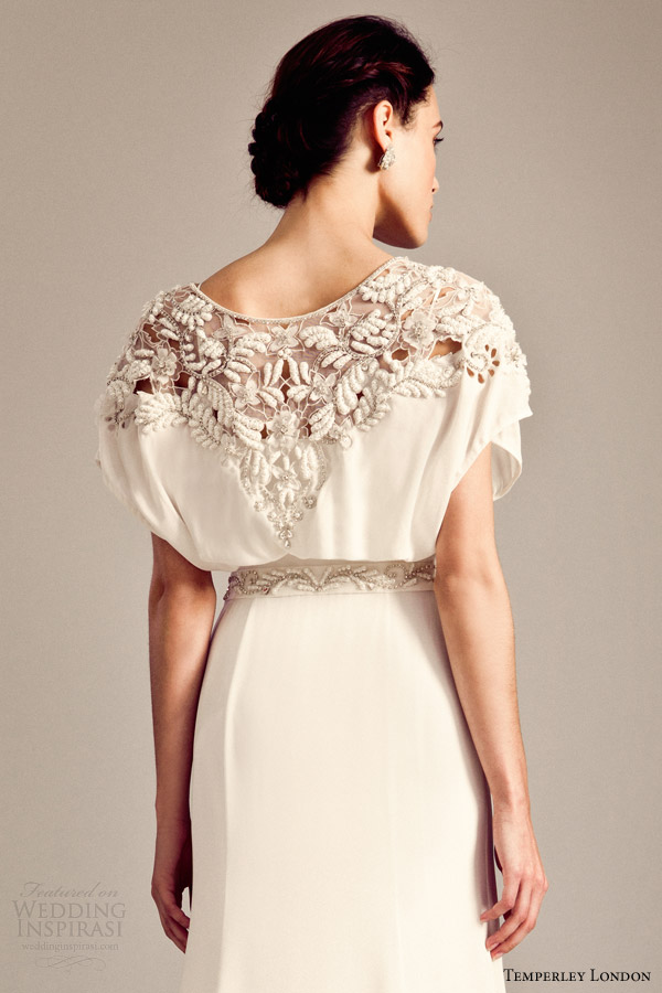 temperley bridal fall 2014 2015 iris willow wedding dress back