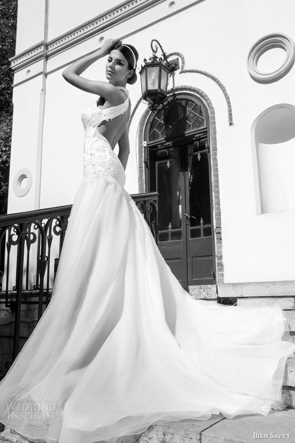 bien savvy bridal one love spring 2014 sylvia wedding dress