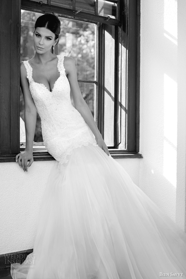 bien savvy spring 2014 one love gabrielle mermaid wedding dress straps bien savvy spring 2014 one love gabrielle mermaid wedding dress straps