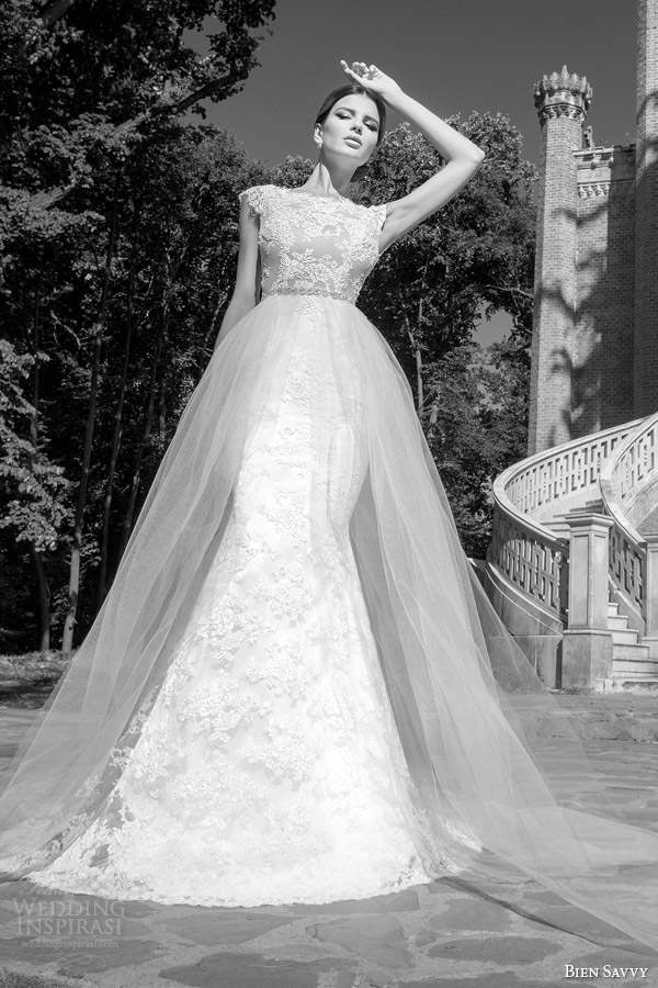 bien savvy wedding dresses 2014 catherine lace gown tulle over skirt bien savvy wedding dresses 2014 catherine lace gown tulle over skirt