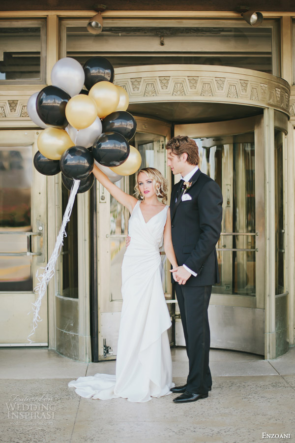 enzoani 2013 harmony wedding dress black gold art deco themed photo shoot enzoani 2013 harmony wedding dress black gold art deco themed photo shoot