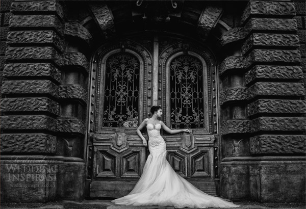 galia lahav 2014 real bride photo shoot black white door