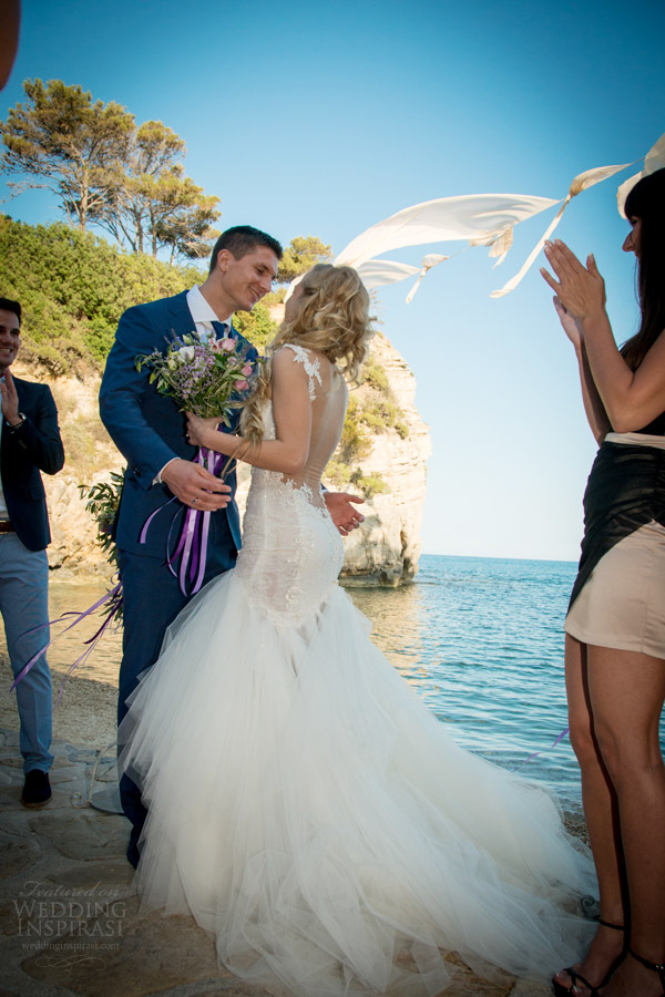 galia lahav bridal 2014 real brides couple kissing shoot