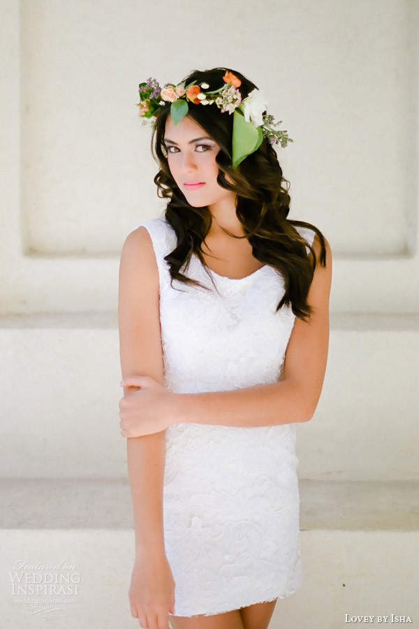 lovey by isha bridal spring 2014 guipure sleeveless lace mini dress close up lovey by isha bridal spring 2014 guipure sleeveless lace mini dress close up