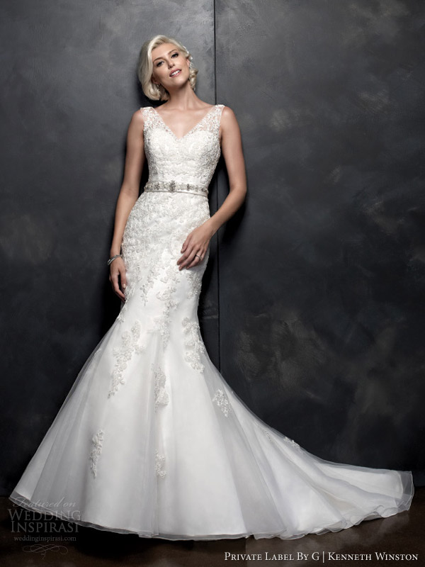 private label by g wedding dresses spring 2014 kenneth winston collection wedding dress style 1555