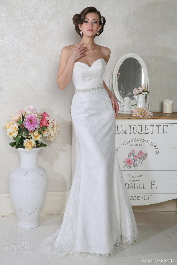 roberto motti bridal 2014 julia strapless sweetheart wedding dress