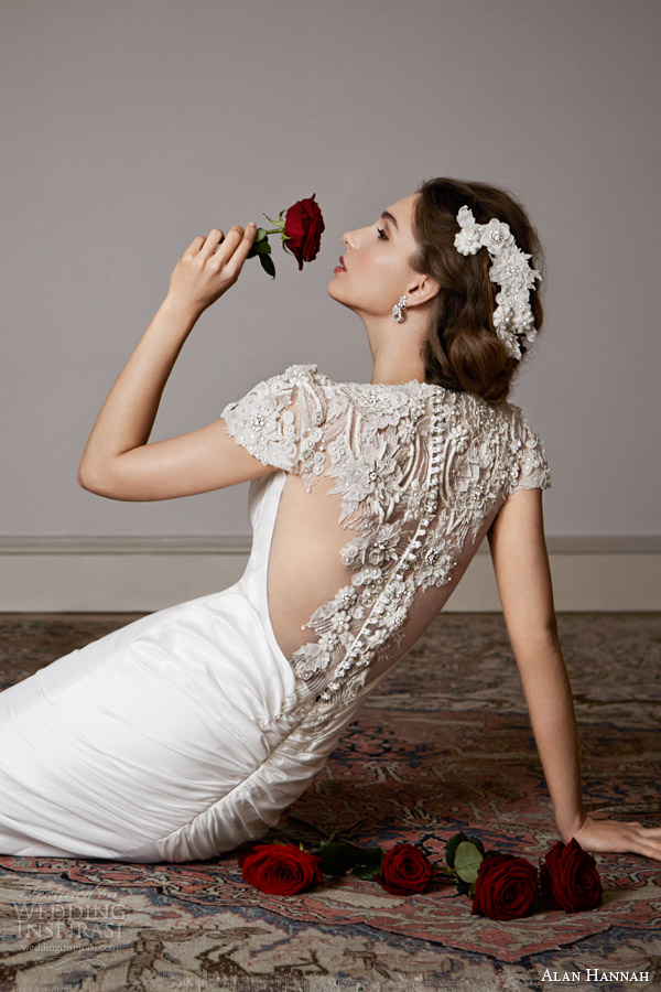 alan hannah 2014 gwyneth wedding dress illusion back beaded detail