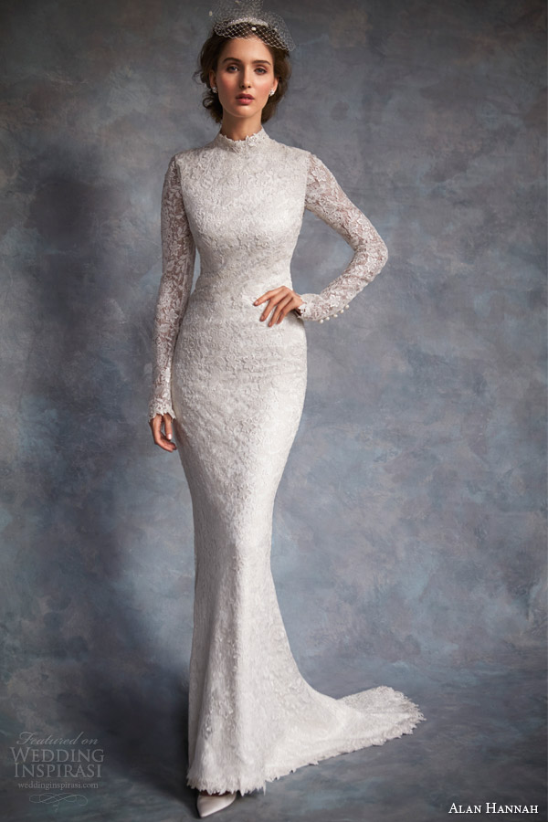 alan hannah bridal 2014 bacall wedding dress