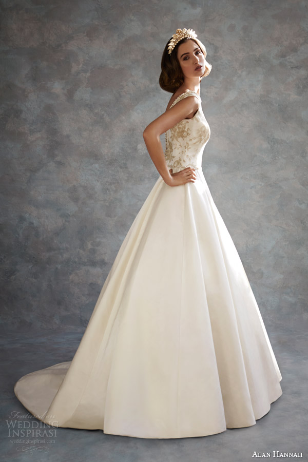 alan hannah bridal 2014 timeless beauty betttie sleeveless wedding dress