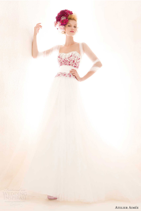 atelier aimee 2014 nikita red lace wedding dress