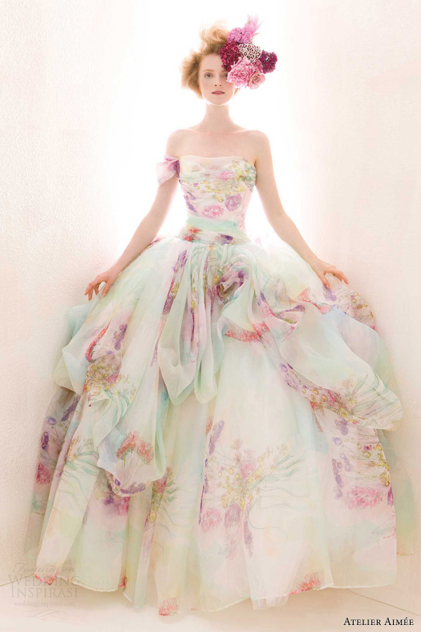 atelier aimee 2014 sabina multi color wedding dress