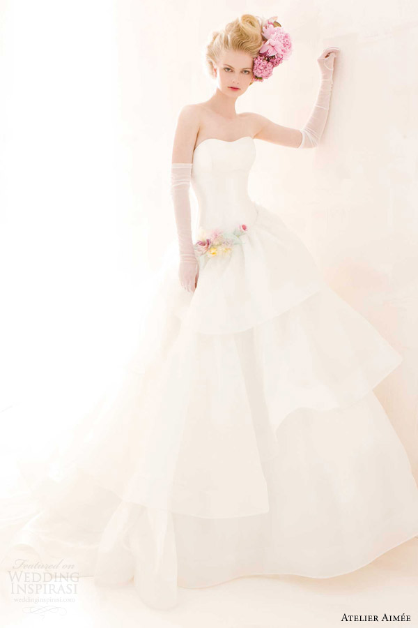 atelier aimee bridal 2014 sabrina strapless wedding dress