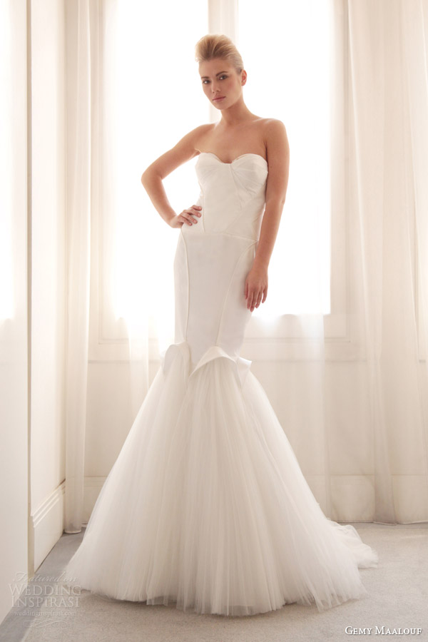 gemy maalouf 2014 wedding dress 3731