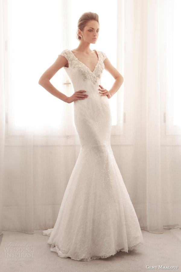 gemy maalouf bridal 2014 wedding dress 3732