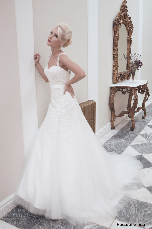 house of mooshki autumn winter 2014 etta princess line wedding dress with straps