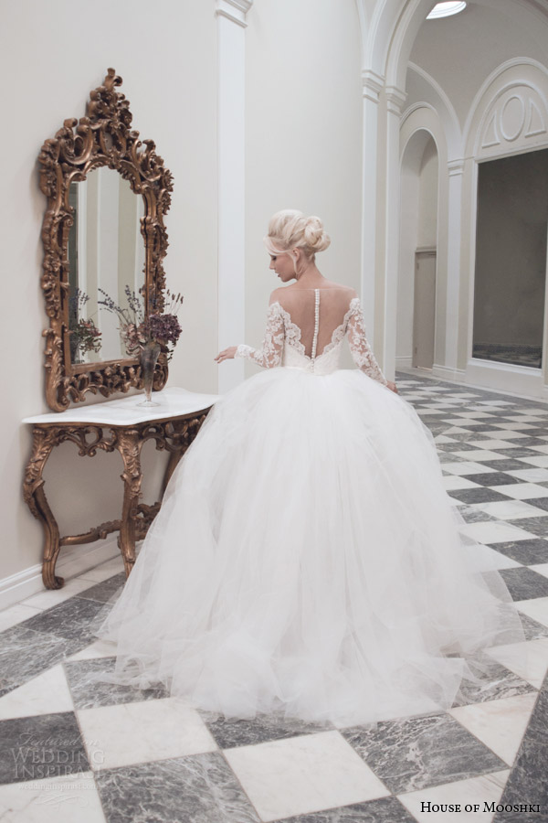 house of mooshki bridal autumn 2014 juliette lace pencil skirt detachable tulle train back house of mooshki bridal autumn 2014 juliette lace pencil skirt detachable tulle train back