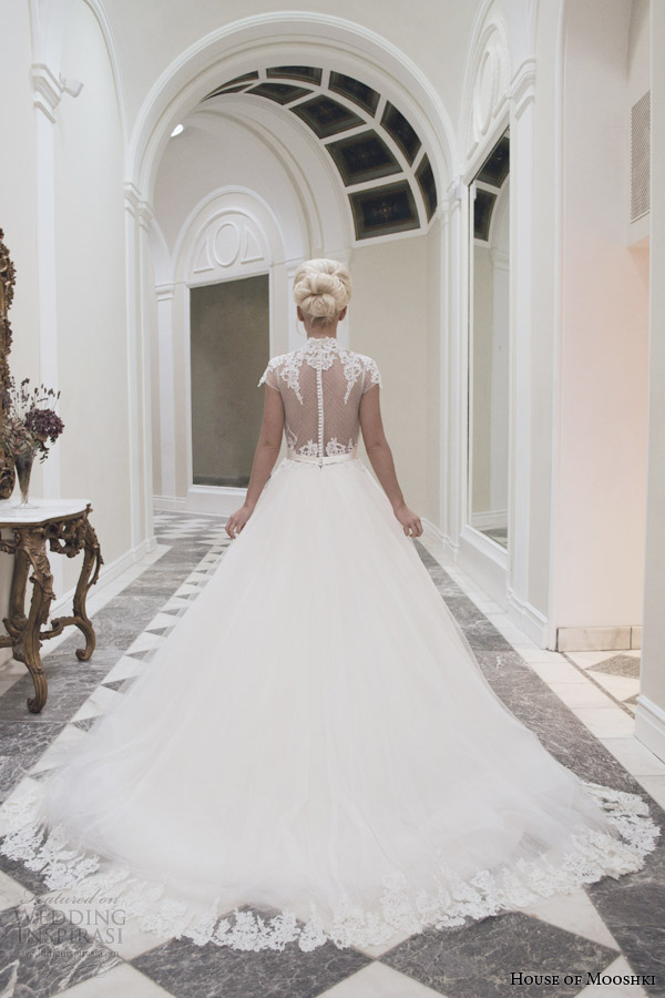 house of mooshki wedding dresses fall autumn 2014 bridal ava ball gown back train