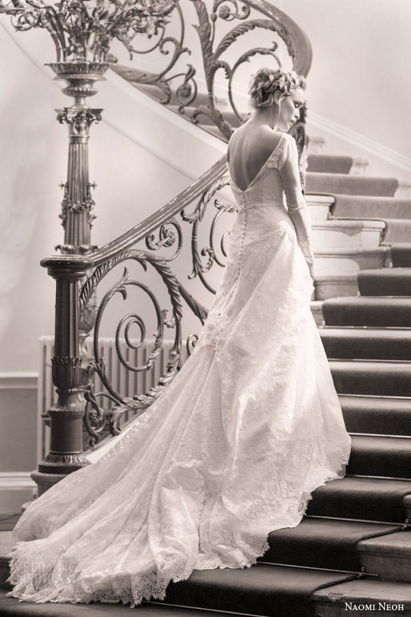 naomi neoh 2014 secret garden angelica long sleeve wedding dress back
